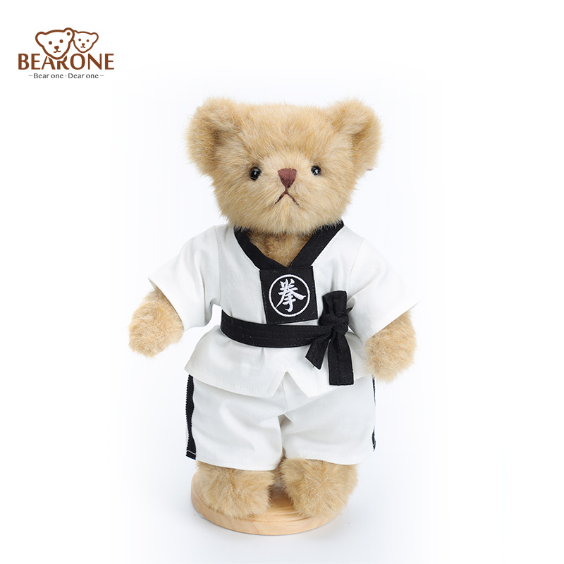 Taekwondo Bear with Black Belt