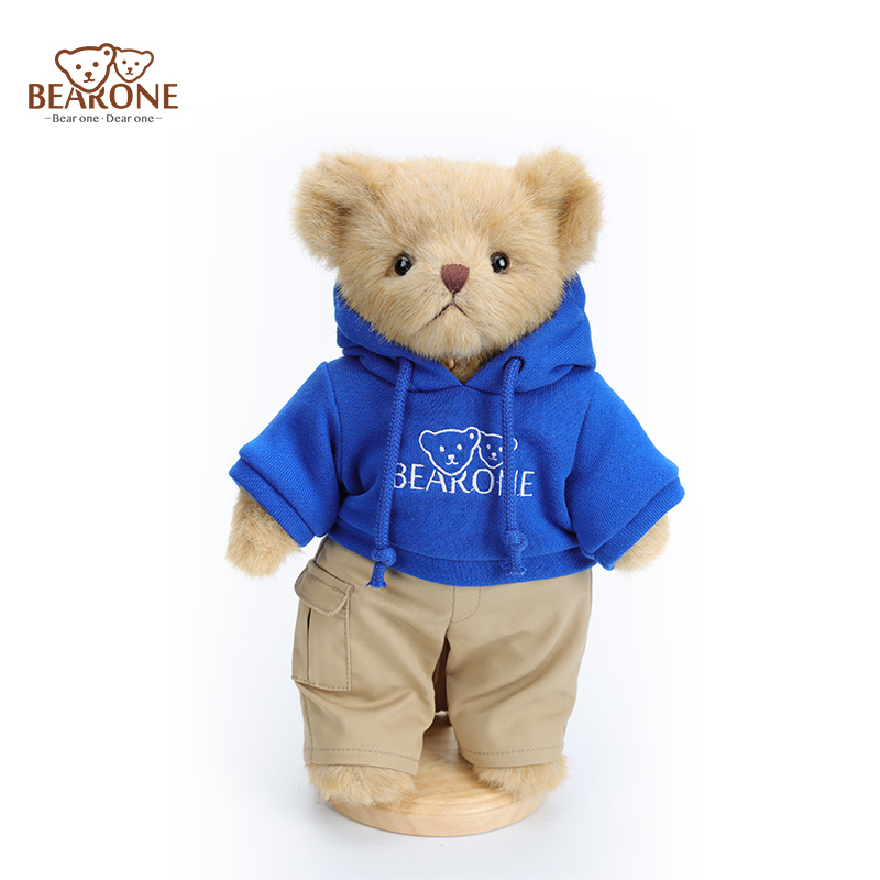 Bear with Blue Hoodie